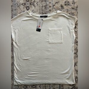Stylish Cream Short Sleeve Tee
